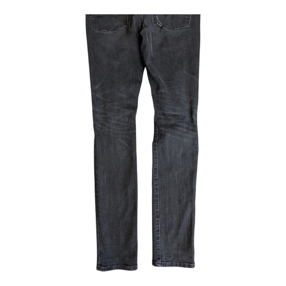 American Eagle Young Money Black Denim Skinny Stretch Jeans 34x30 - Picture 11 of 13